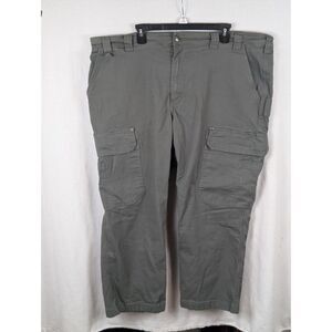 Duluth Flex Fire Hose Relaxed Fit Cargo Pants Gray Men's Size 46x30